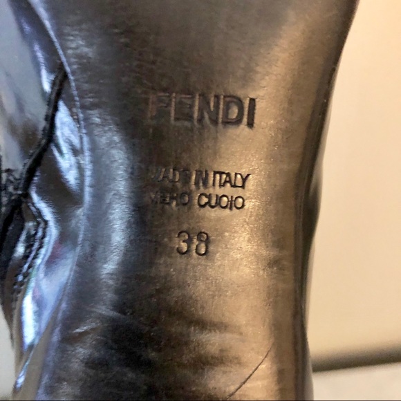 Fendi Suede Knee-High Boots - Picture 6 of 6